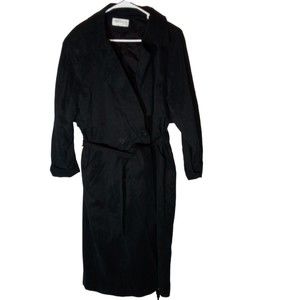 Women's Forecaster Of Boston Black Trench Coat Size 8‎